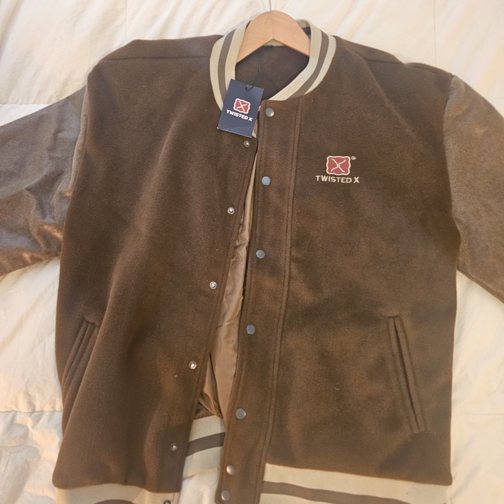 Twisted X Brown Varsity Jacket